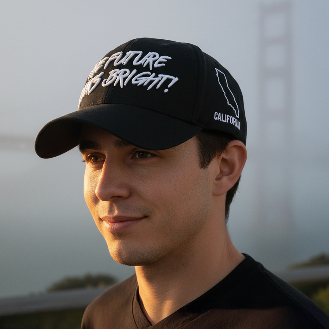 California State Future Looks Bright Black Snapback Hat