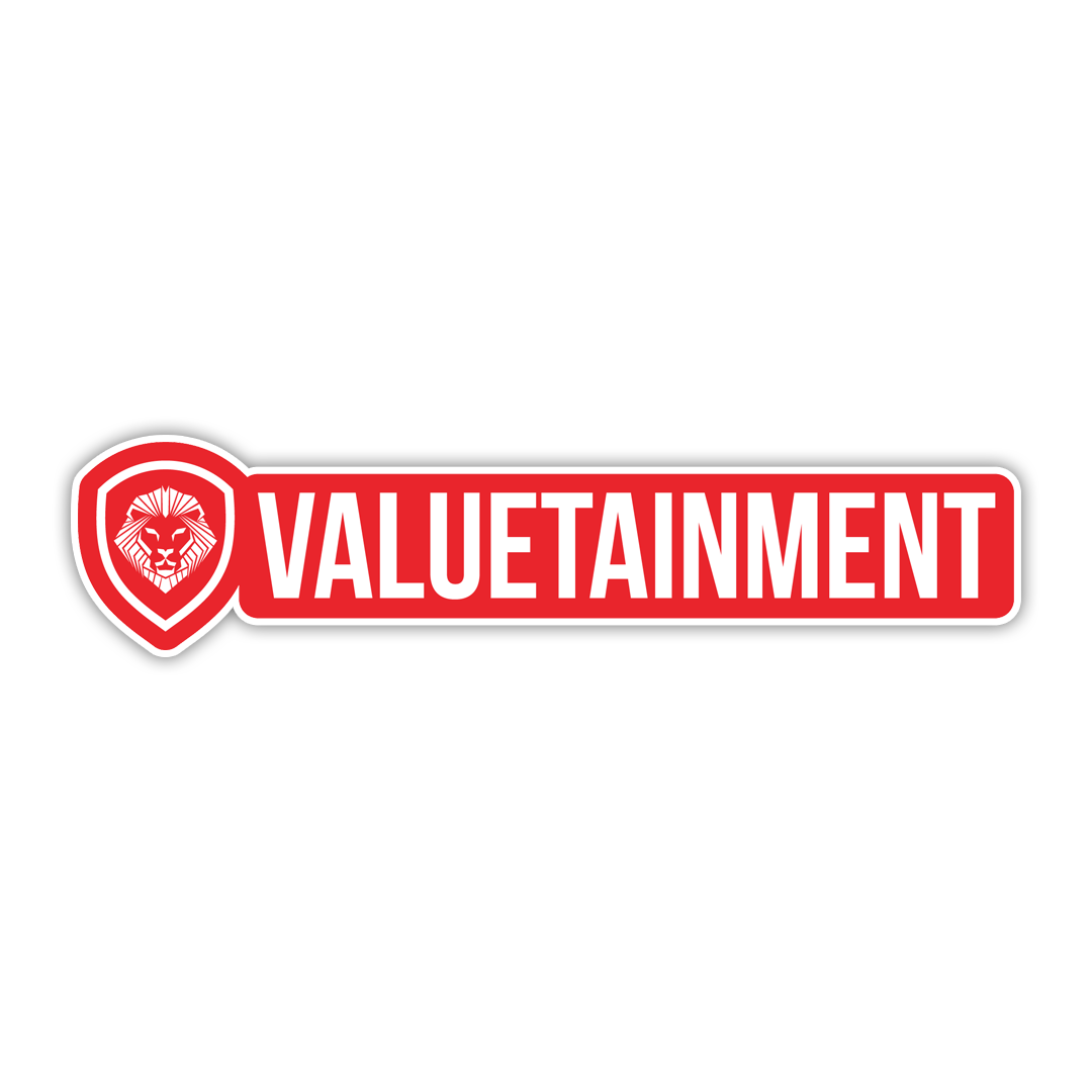 Valuetainment Magnet 12"x3"