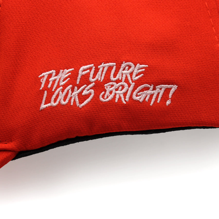 Kids VT Shield Logo Future Looks Bright Red Snapback Hat