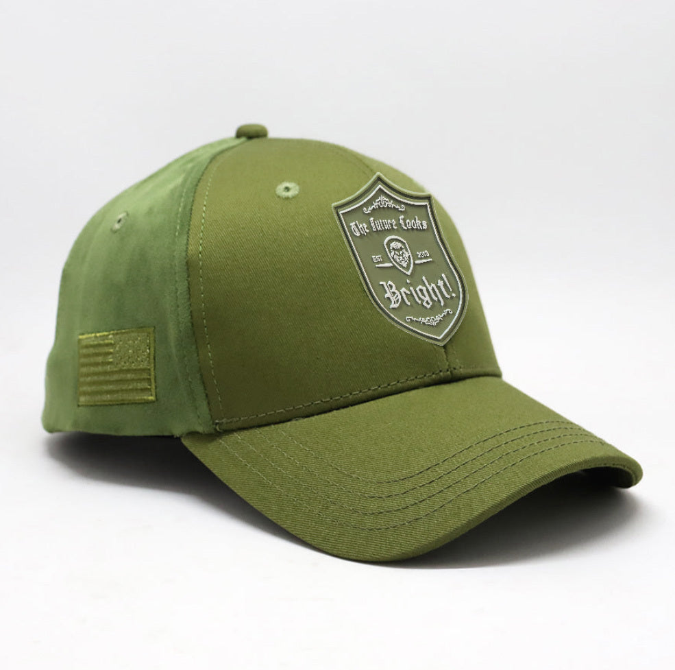 Limited Edition 1 of 250 Visionary Crest Olive Green Snapback Hat