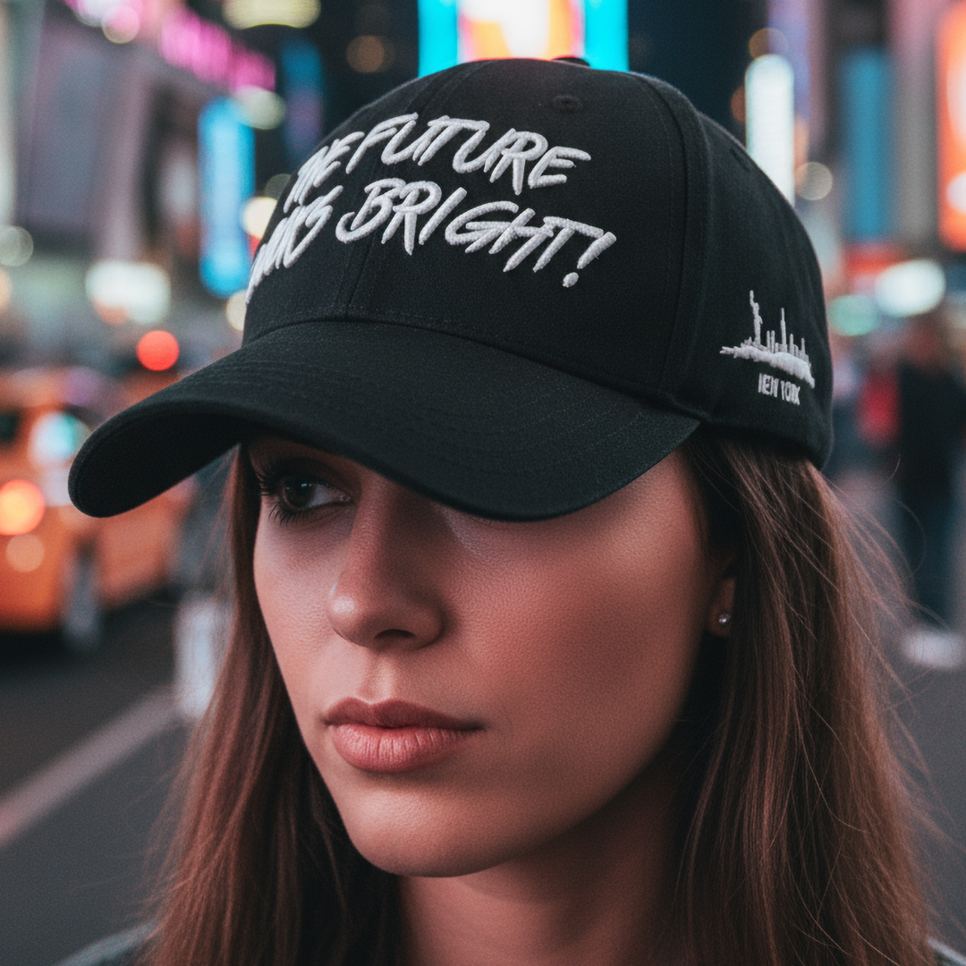 New York State Future Looks Bright Black Snapback Hat