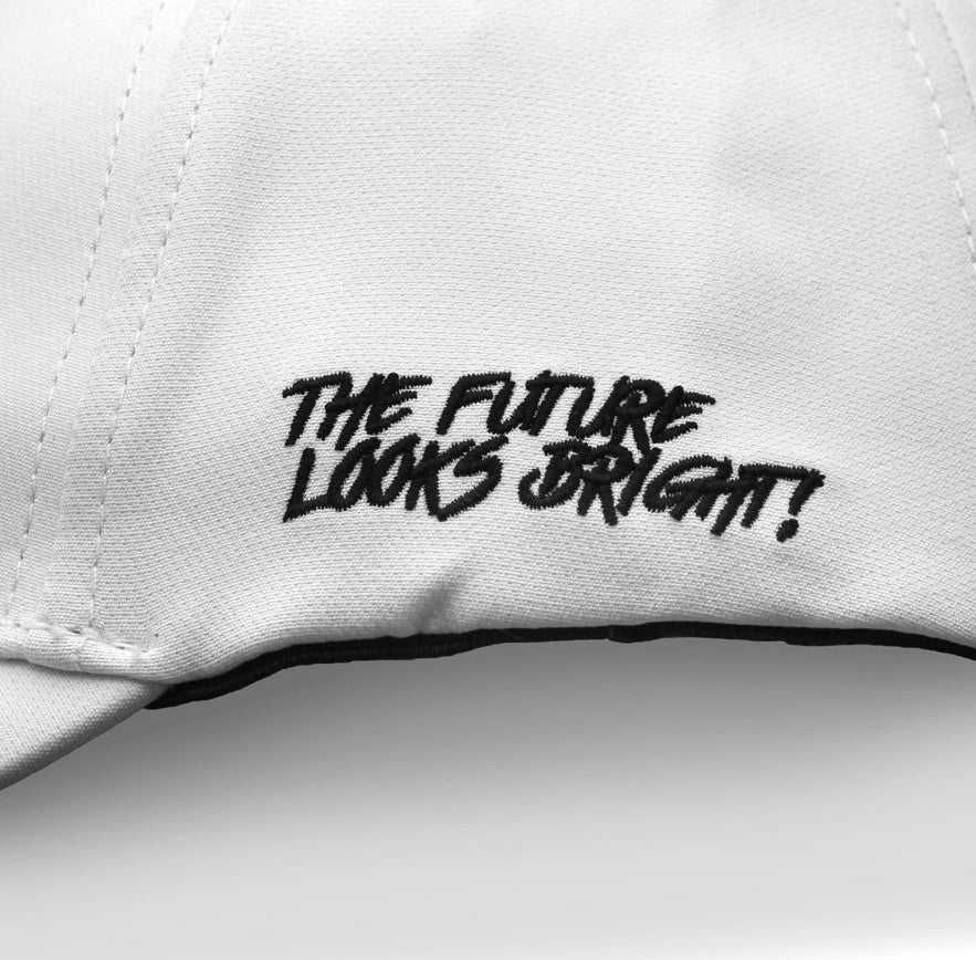 Kids VT Shield Logo Future Looks Bright White Snapback Hat