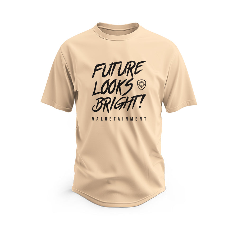 The Future Looks Bright Cream Men's Shirt