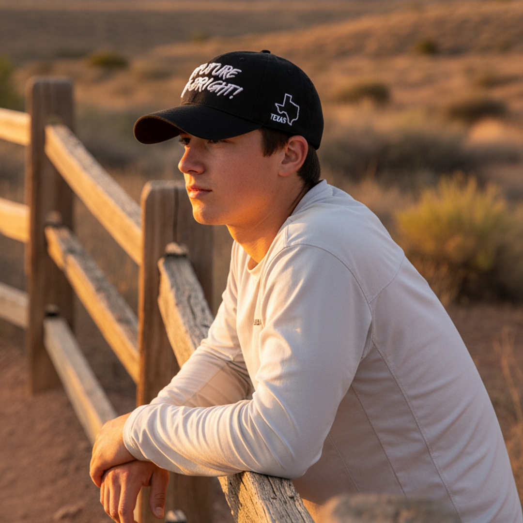 Texas State Future Looks Bright Black Snapback Hat