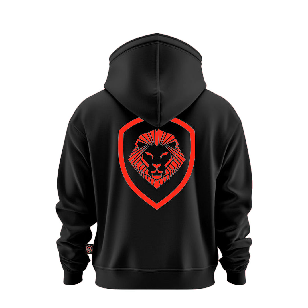 Men's Future Looks Bright Red Lion Shield Premium Pullover Hoodie