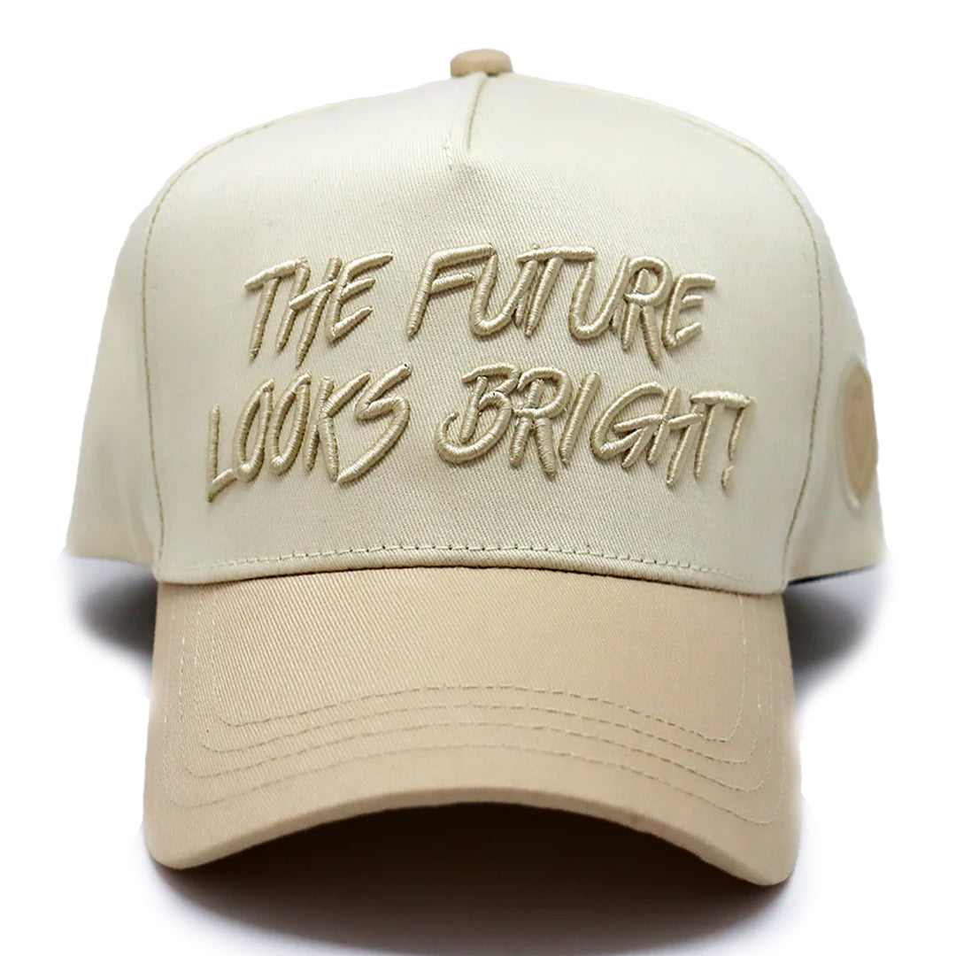 Future Looks Bright Beige Snapback hat