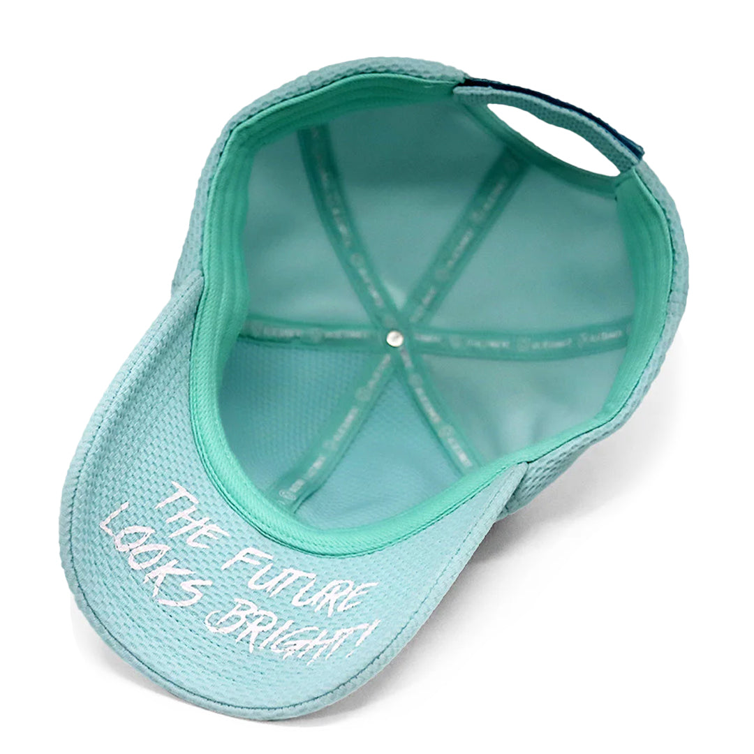 VT Shield Future Looks Bright Turquoise Velcro Performance Hat