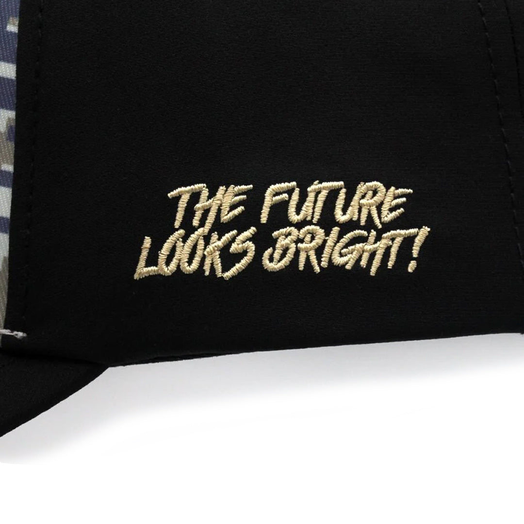 VT Shield Logo Future Looks Bright Navy & Grey Digital Camo Snapback Hat