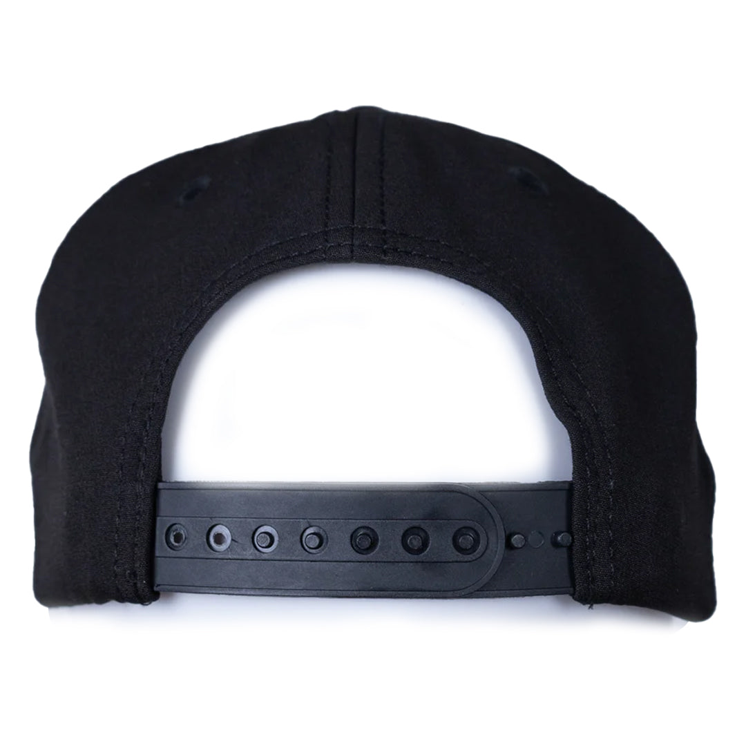 VT Shield Logo Future Looks Bright Black & White Snapback Hat