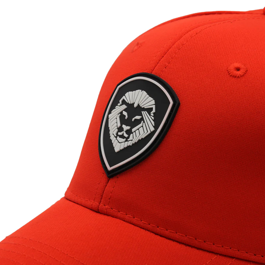 VT Shield Logo Future Looks Bright Red & Black Flex Fit Hat