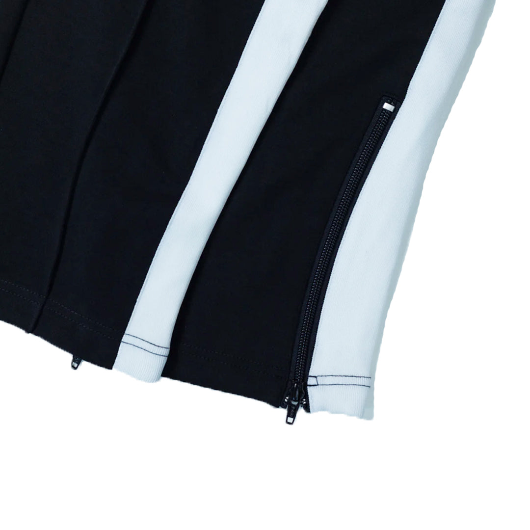 Black/White Track Suit Pant