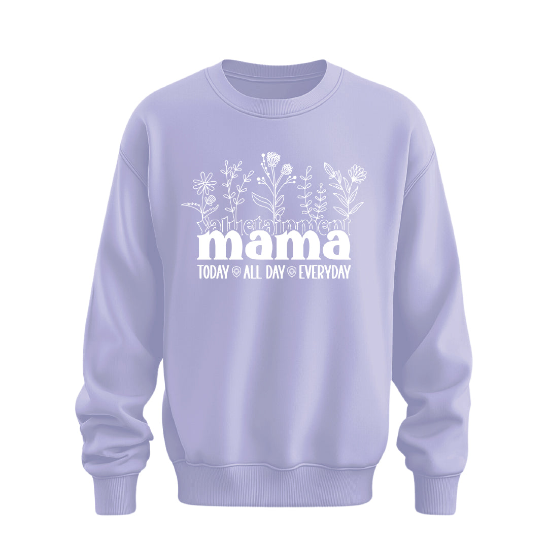 Women's Future Looks Bright Lilac Everyday VT Mama Sweatshirt