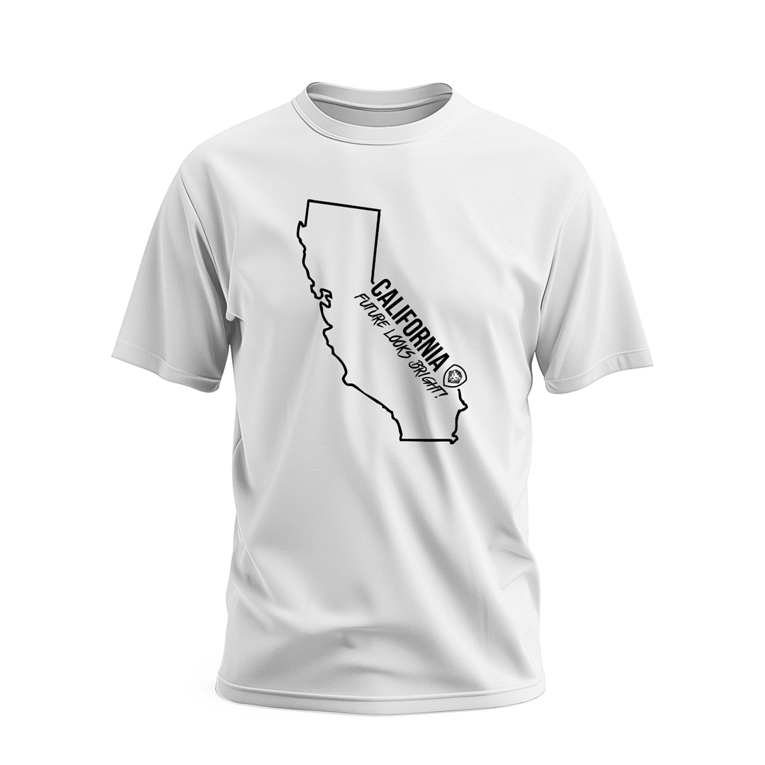 Future Looks Bright California State Short Sleeve T-Shirt