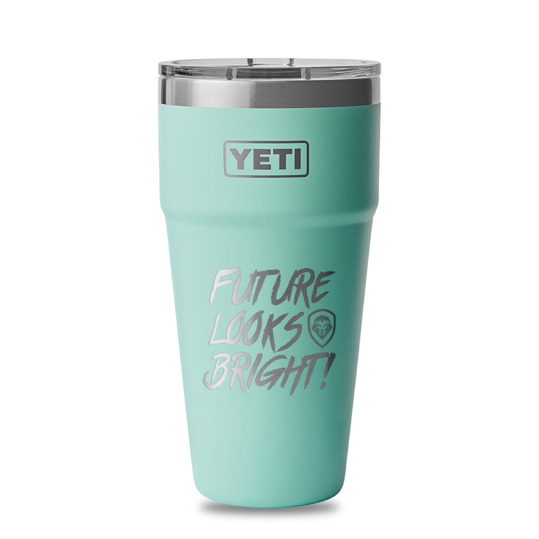 Future Looks Bright Valuetainment Seafoam YETI Rambler 30 oz