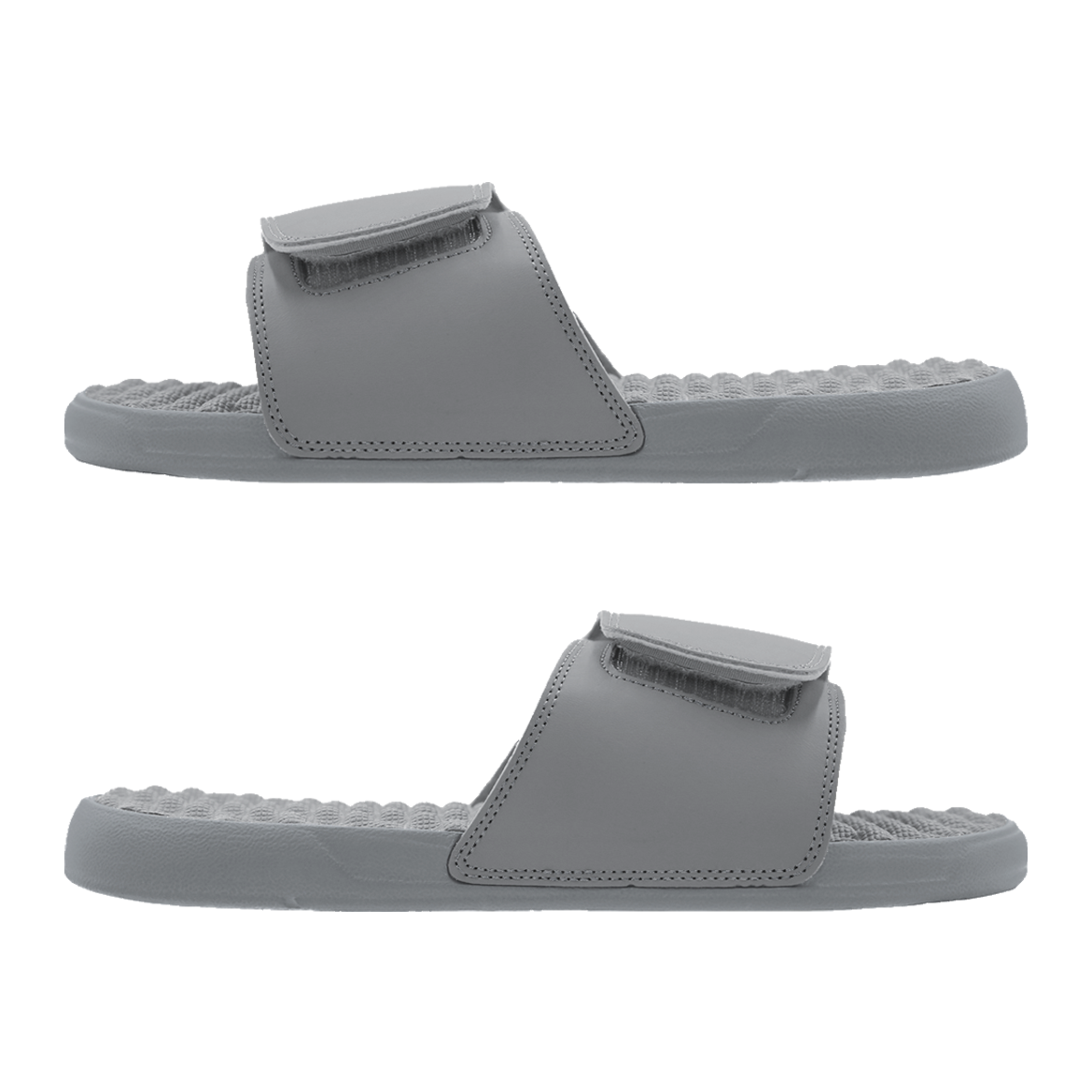 Valuetainment Patriotic USA Flag Gray Camo Comfort Slides