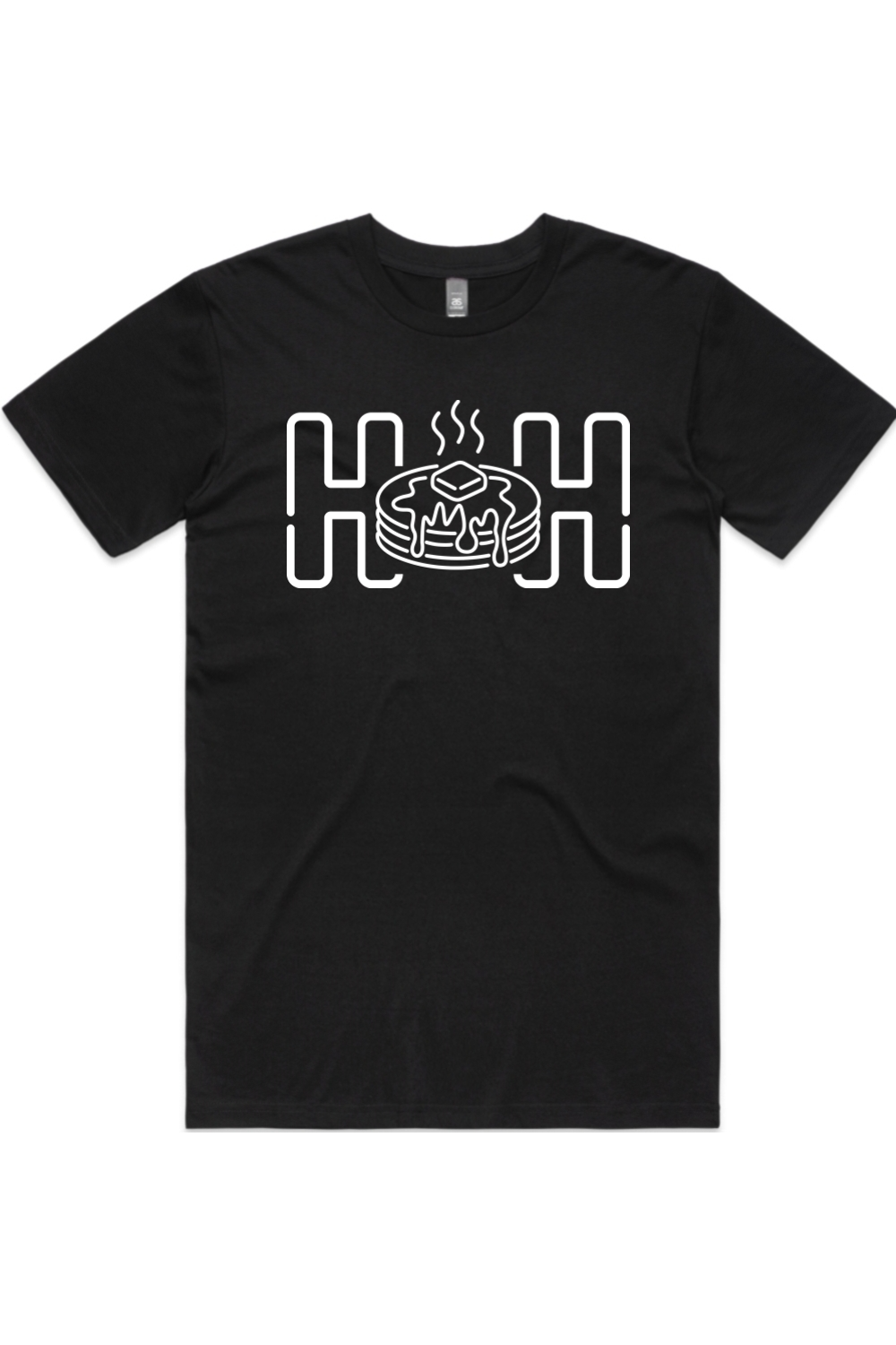 Hot Cakes and Hot Takes Black Short Sleeve T-Shirt