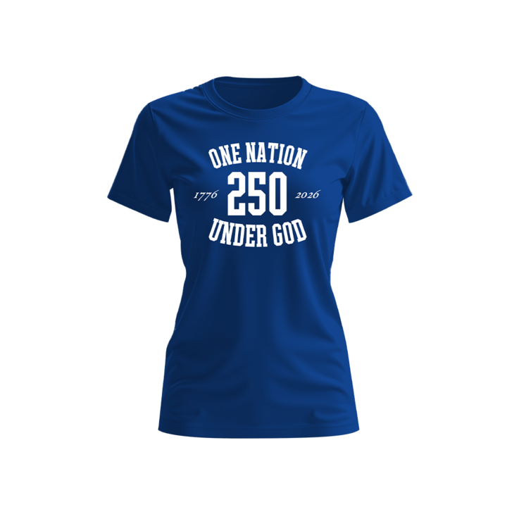 Women's One Nation Under God 250 Short Sleeve T-Shirt