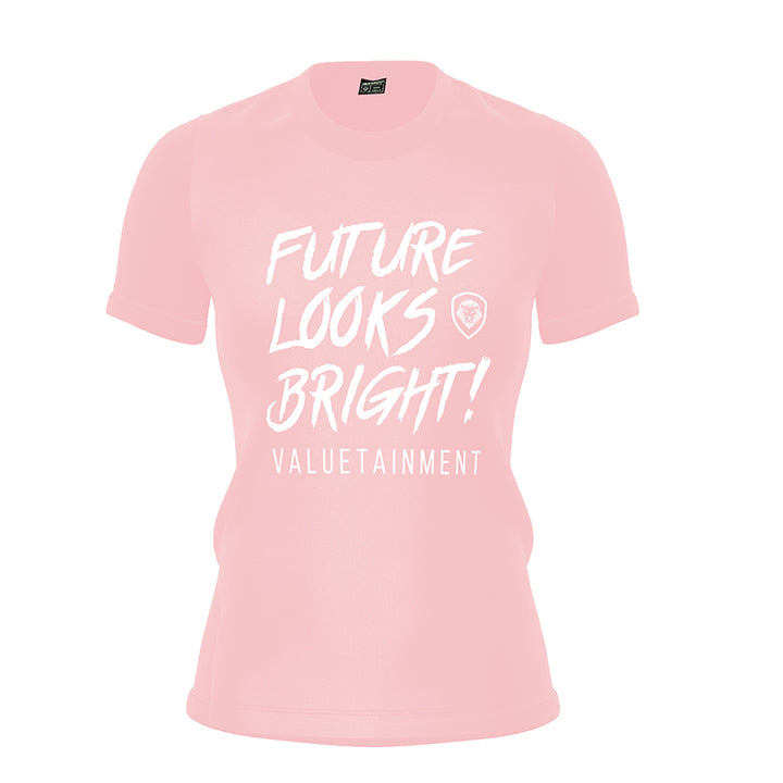 Women's Future Looks Bright Premium Pink Short Sleeve T-Shirt