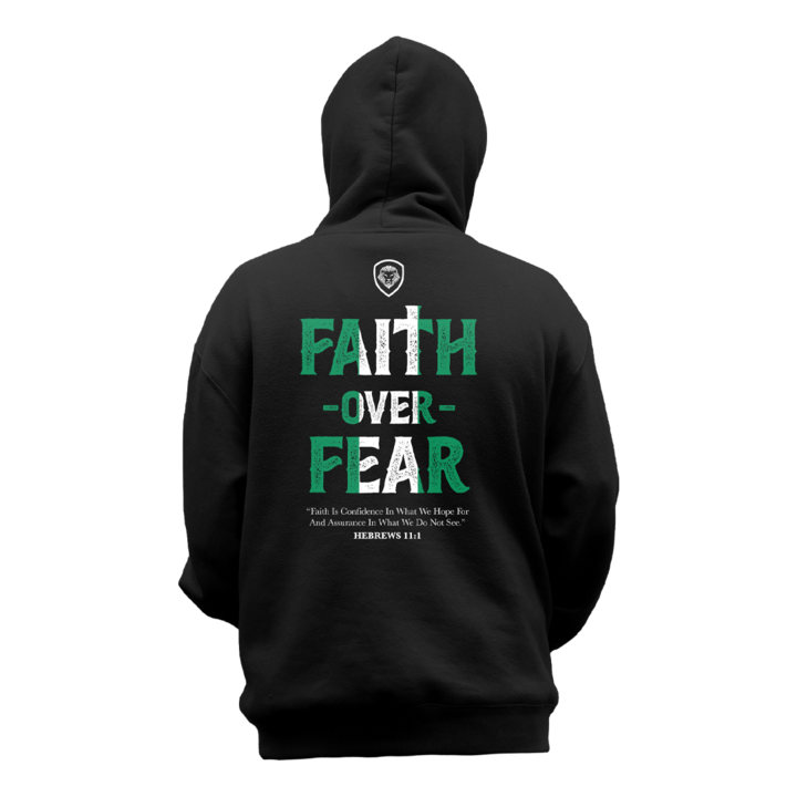 Faith Over Fear Pray for Nigeria Black Hoodie