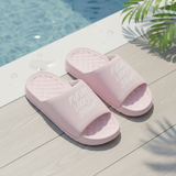 Women's Future Looks Bright Powder Pink Slides