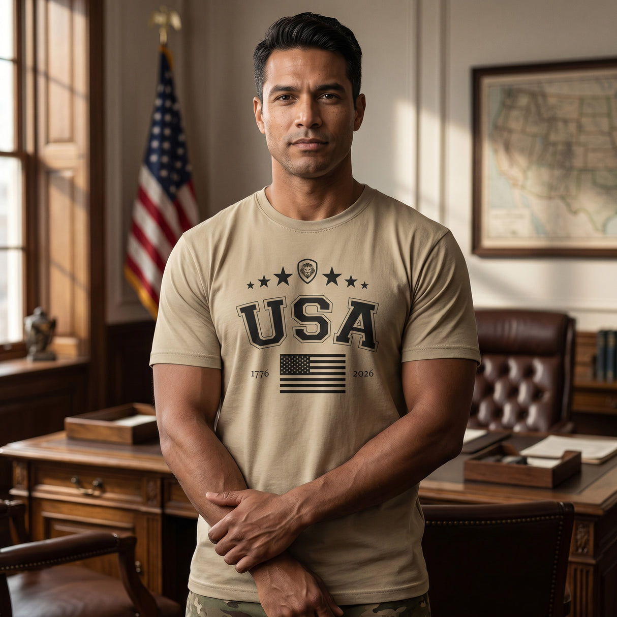 FLB Republic Sand Short Sleeve T-Shirt