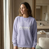Women's Future Looks Bright Lilac Everyday VT Mama Sweatshirt