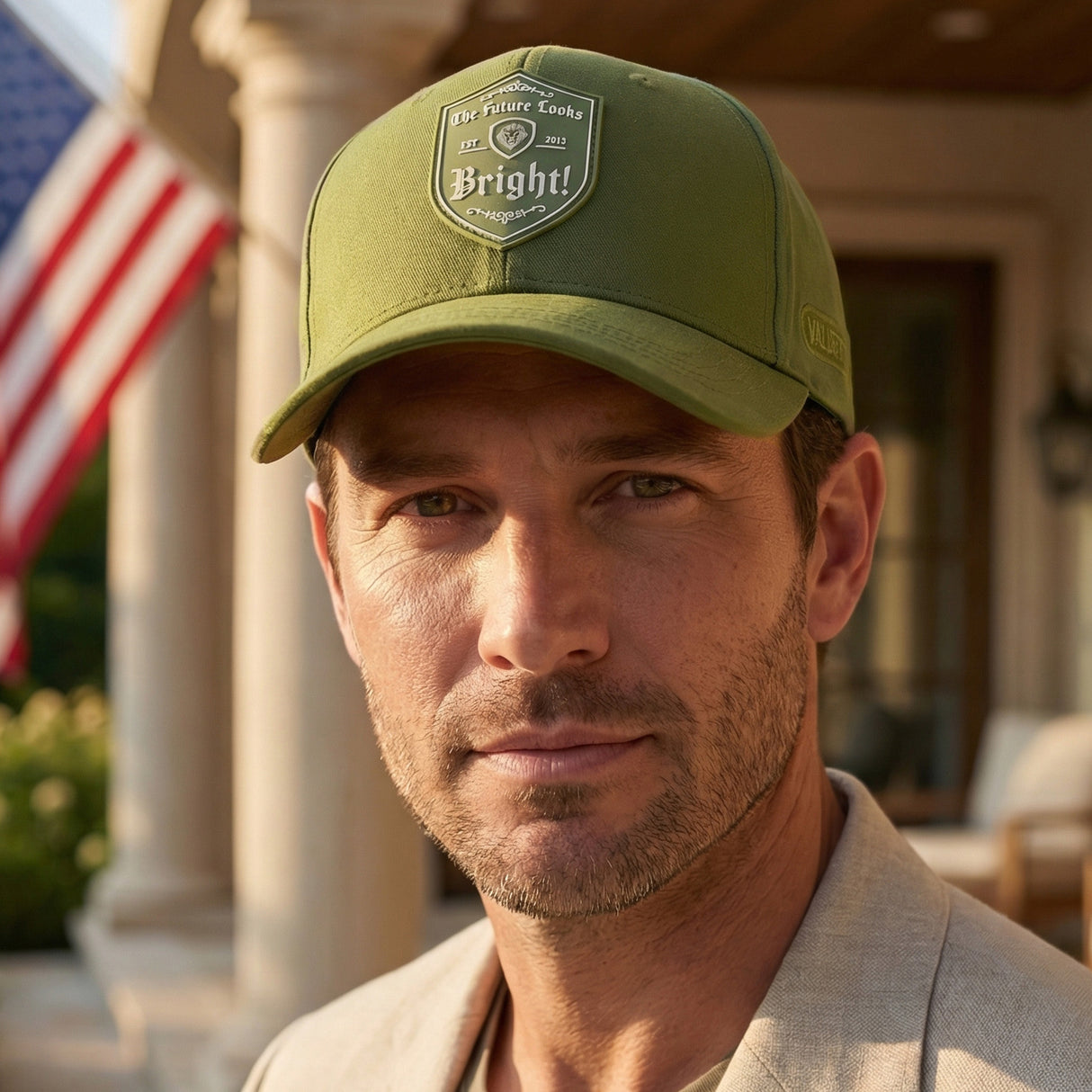 Limited Edition 1 of 250 Visionary Crest Olive Green Snapback Hat