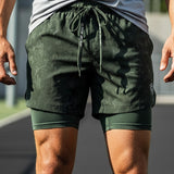 Men's Valuetainment Olive Green Premium Performance Compression Shorts