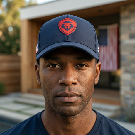 FLB Navy USA Flag Hat