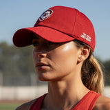VT Shield Future Looks Bright Burgundy Velcro Performance Hat