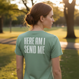 Women's Here Am I Send Me Short Sleeve T-Shirt