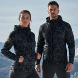 Lion Shield Charcoal Grey Performance Full Zip Hoodie