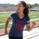 Women's Future Looks Bright 26 Navy Red Sports Short Sleeve Tee