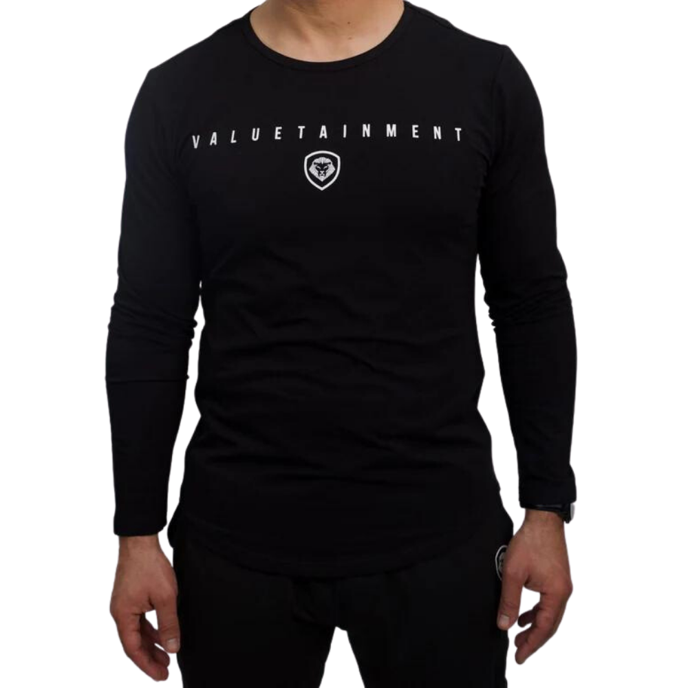 Rubber Active Black Long Sleeve