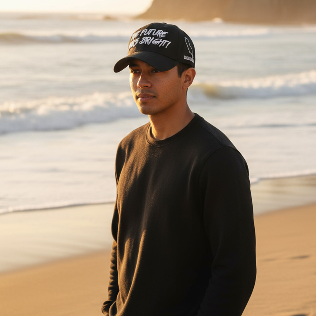 California State Future Looks Bright Black Snapback Hat