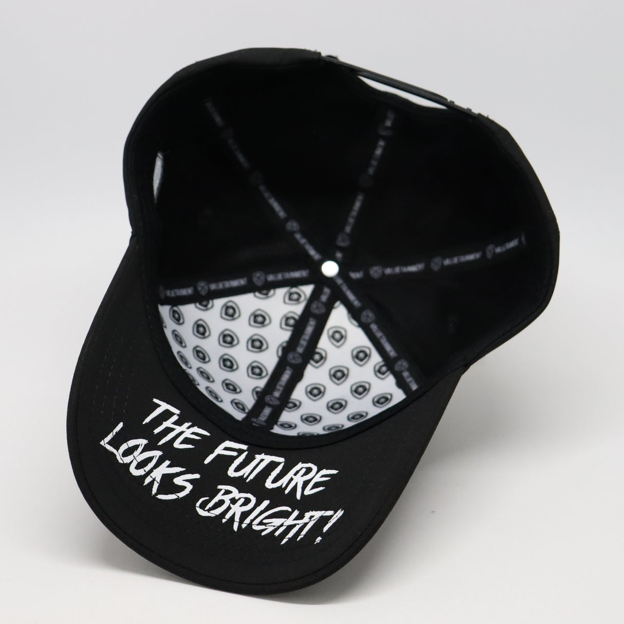 Future Looks Bright Shield Rubber Patch Diamond Black Snapback Hat