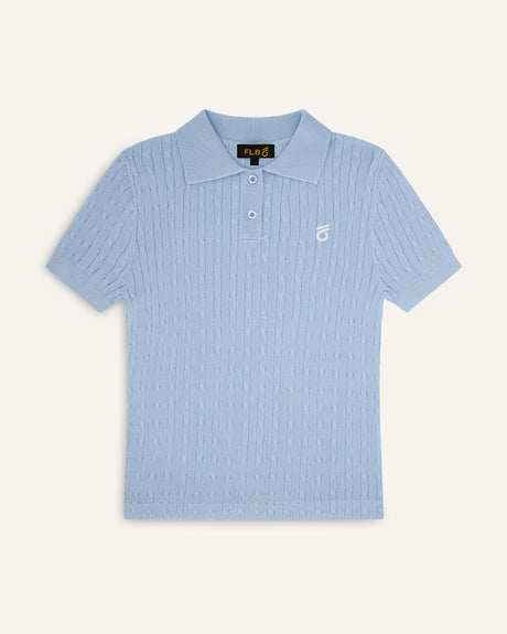 FLB Cable Knit Polo