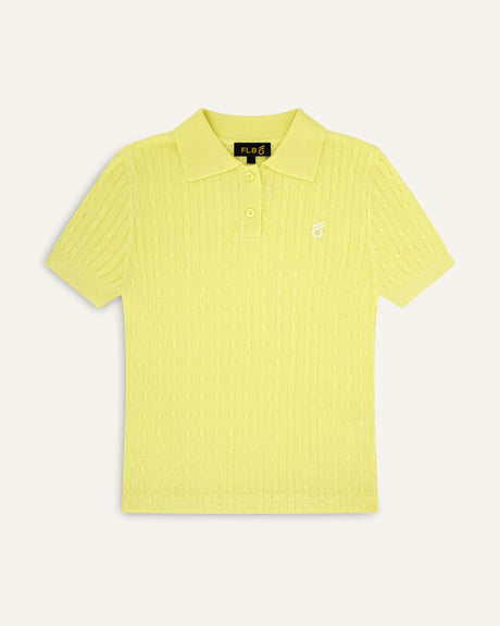 FLB Cable Knit Polo
