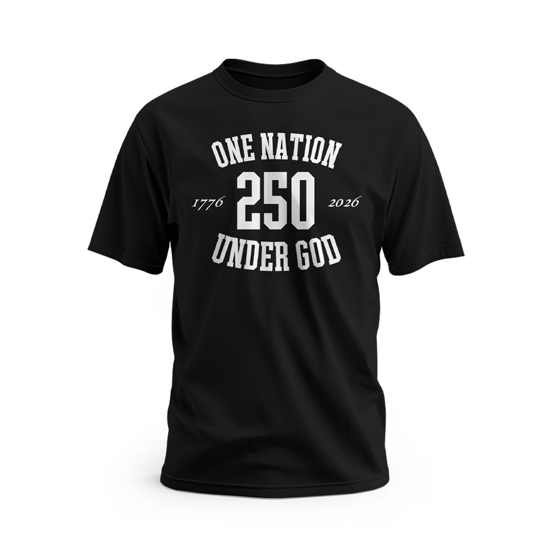 One Nation Under God 250 Short Sleeve T-Shirt