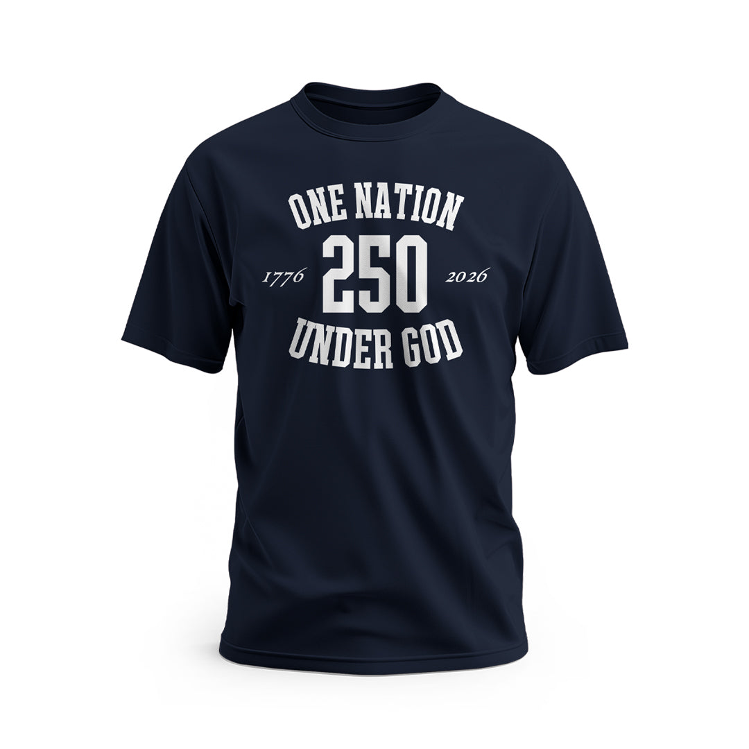 One Nation Under God 250 Short Sleeve T-Shirt