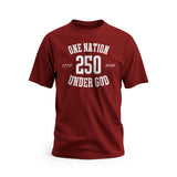 One Nation Under God 250 Short Sleeve T-Shirt