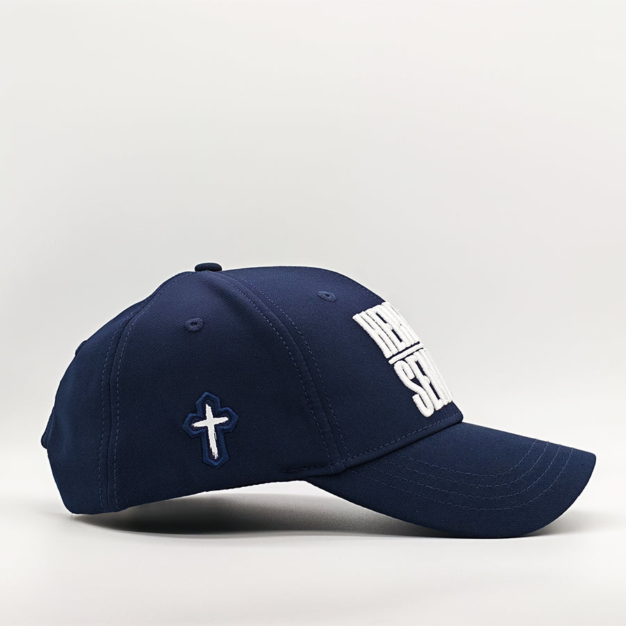 Here Am I Send Me Isaiah 6:8 Navy Snapback Hat