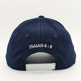 Here Am I Send Me Isaiah 6:8 Navy Snapback Hat
