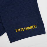 Blue Athletic Shirt Yellow Shield