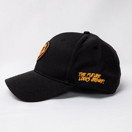 The Future Looks Bright Snapback Hat - Black & Orange