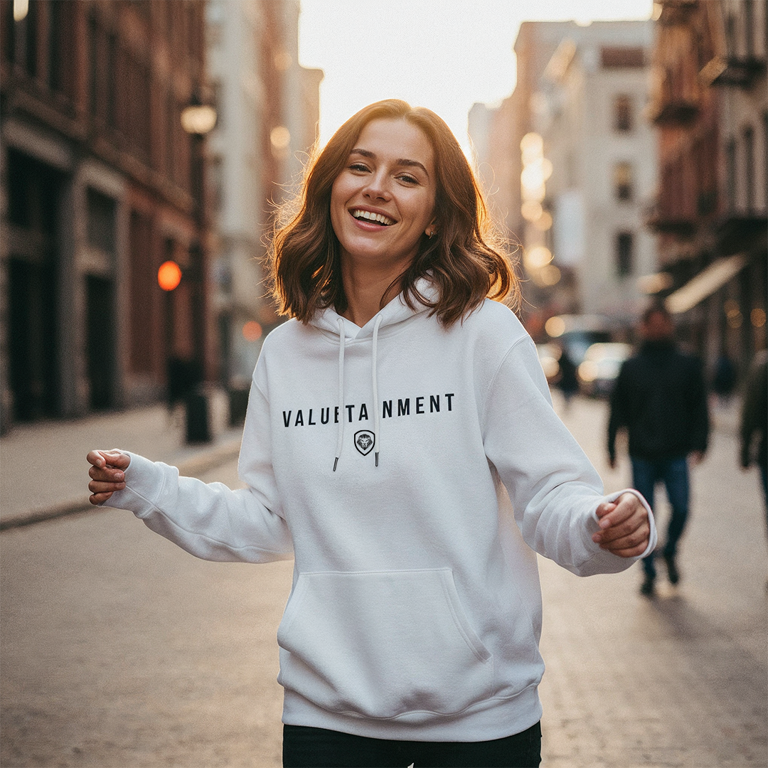 Future Looks Bright Pullover Hoodie - White