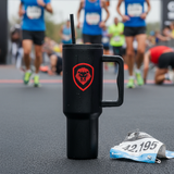 Future Looks Bright Black And Red Stainless Steel 40 oz Rambler Mug