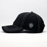 Future Looks Bright Shield Contrast Stitch Black Snapback Hat