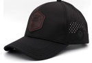 VT Black Leather Patch Hat
