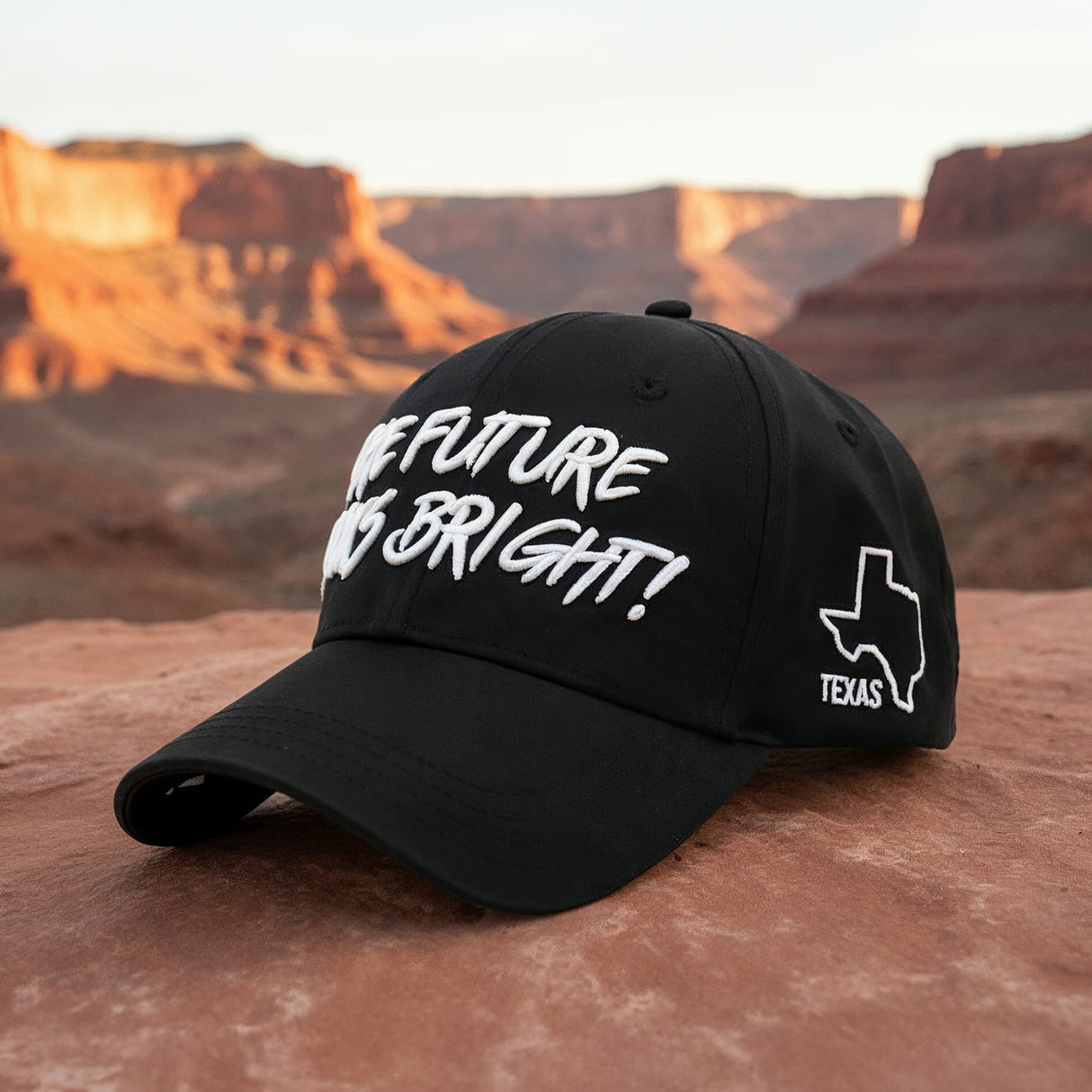 Texas State Future Looks Bright Black Snapback Hat